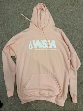 WSM Waypoint Student Ministries Peach Hoodie